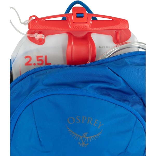 Osprey 유럽 남성용 시스킨 8 하이드레이션 팩 2.5L 유압식 LT 리저버 원 사이즈 옵시디언 블랙