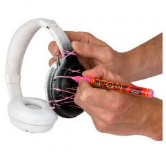 Molotow ONE4ALL Acryl-Marker, 2 mm, stoßblau, 1 Stück (127.205) 페인트 마커 - 15mm Shock Blue Middle Blue Middle 15mm