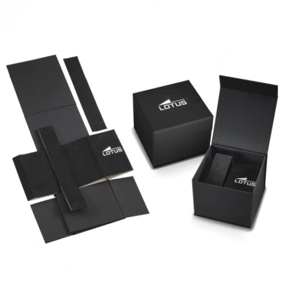 Lotus 남성용 시계 18704/3 아울렛 실버 스테인레스 스틸 케이스 실버 스테인레스 스틸 스트랩, 실버, 팔찌