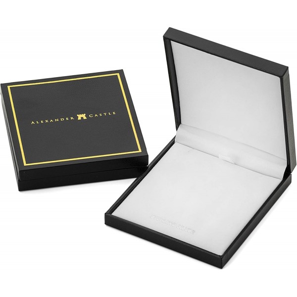 Alexander Castle 스털링 실버 및 자수정 켈트 펜던트 목걸이 18 체인 및 선물 상자. 크리스마스 또는 생일을 위한 훌륭한 여성용 선물