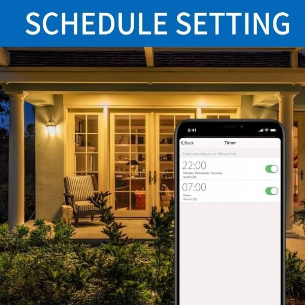 Alexa e27 스마트 전구, ANWIO R63 WiFi 디 밍이 가능한 스마트 반사판 LED 전구, E27 RGB Led 전구, 8.5W 교체 60Watt, 806LM, Alexa 및 Google 홈과 호환 가능, TUYA, 220-240V (4pcs) R63 Wif Colorful