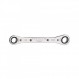 Klein Tools 68202 래칫팅 박스 렌치 1/2인치 x 9/16인치(역 래칫팅 및 크롬 도금 마감 포함)