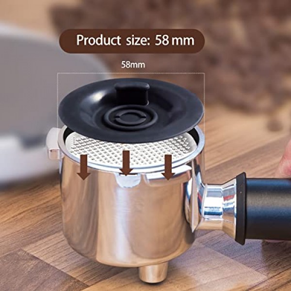 Breville 에스프레소 머신 BES980XL/ BES990/ BES900XL/ BES920XL(2팩)용 58mm 에스프레소 백플러시 클리닝 디스크