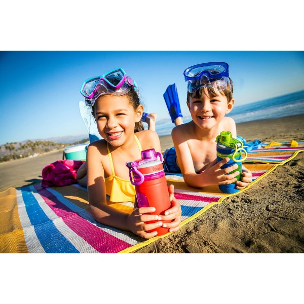 Bubba Flo Refresh 2002297 어린이용 플라스틱 물병 산호 산호 454g