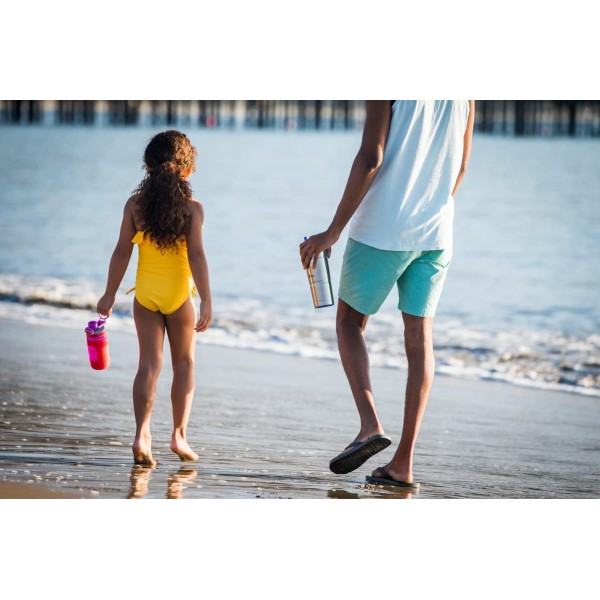 Bubba Flo Refresh 2002297 어린이용 플라스틱 물병 산호 산호 454g