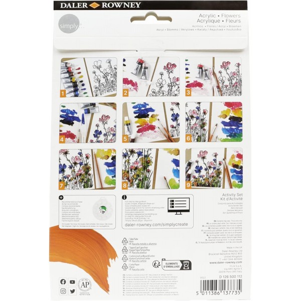 Daler Rowney 126500112 액티비티 세트, 멀티컬러, 원 사이즈