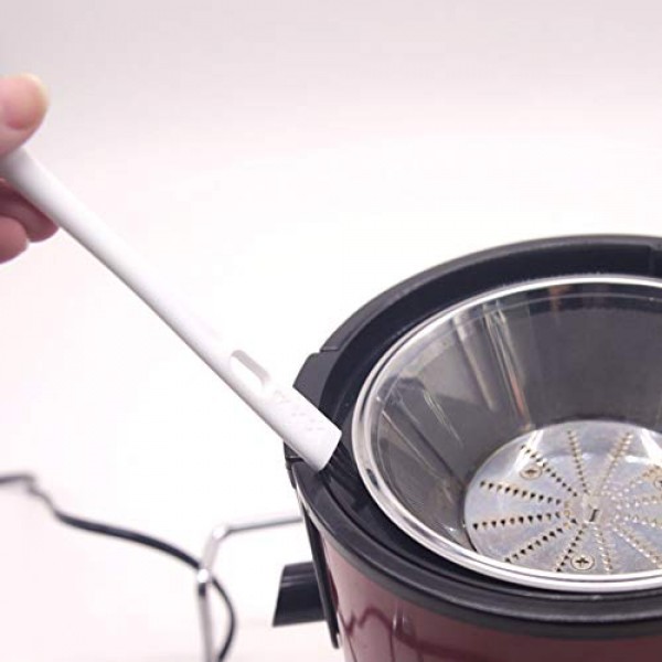 ACKLLR 커피 그라인더 청소 브러시, 무거운 나무 손잡이 및 천연 강모 나무 먼지 제거 에스프레소 브러시 ​​및 나일론 에스프레소 머신 브러시(콩 그레인용 스푼 포함