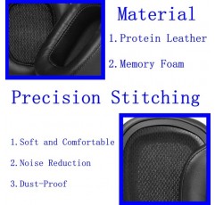 G930 헤드셋 이어 패드 업그레이드 Logitech G930 G930s 430 G432 헤드폰과 호환되는 교체용 이어패드 이어패드 이어컵 부품(헤드밴드+단백질 가죽) 헤드밴드+단백질 가죽