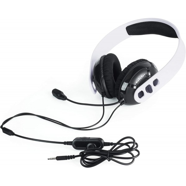 RAPTOR-GAMING 헤드셋 Playstation 5 H200 흰색 3.5 잭