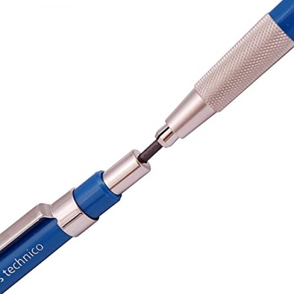 Staedtler Mars Technico 780C 기계식 리드 홀더, 초안 드로잉용 클러치 연필, 아트 스케치 샤프너(5개 팩)