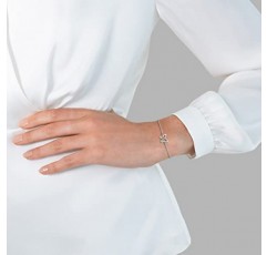 Glanzstücke München 여성용 나비 팔찌, 스털링 실버, 17 + 3 cm, 실버 우정 팔찌, 925 실버, 실버, 돌 없음