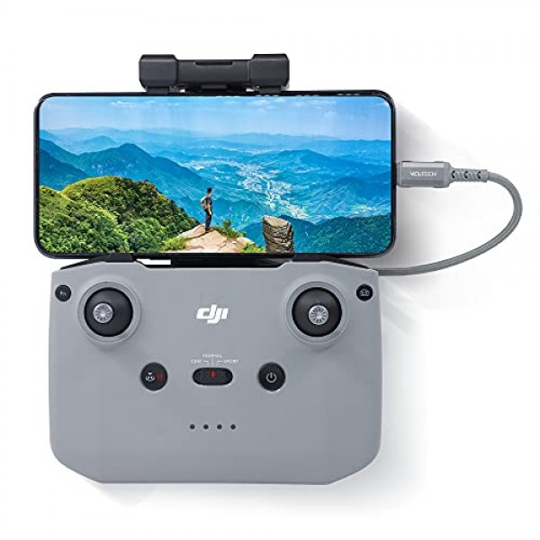 VCUTECH USB C 유형 C - USB C 케이블 1.1ft/35cm(DJI Mini 3 Pro/Mini 2/Air 2S/Mavic Air 2 조종기용) Zhiyun Gimbal 연장 케이블 코드 액세서리