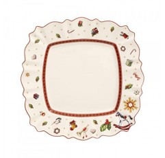 Villeroy & Boch 딜라이트 접시, 도자기, 멀티 컬러, 28,5 x 28,5 x 8 cm, 디너, 화이트