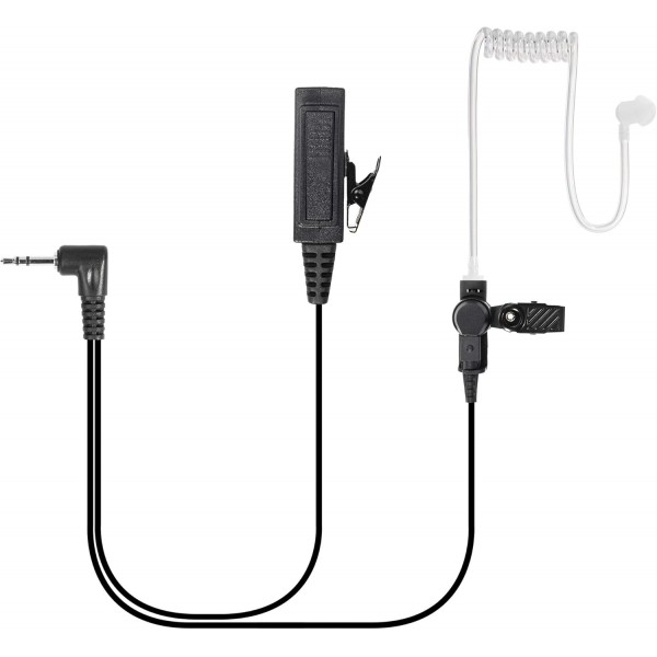 Hoornie 인이어 라디오 헤드셋 | 견고한 마이크 | 완전한 Motorola TLKR 시리즈/Motorola Talkabout TLKR-T60, TLKR-T62, TLKR-T72, TLKR-T80, TLKR-T81, TLKR-T82, TLKR T92 H2O, XT180, XT185