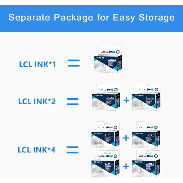 LCL 호환 잉크 카트리지 시리즈 31 32 33 34 V525w V725w Dell V525w Dell V725w용 대용량(2 검정) 교체