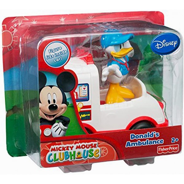 Fisher-Price - 미키 마우스 클럽하우스 - Donald's Ambulace - Donald Duck with Ambulance