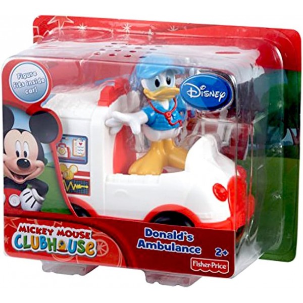 Fisher-Price - 미키 마우스 클럽하우스 - Donald's Ambulace - Donald Duck with Ambulance