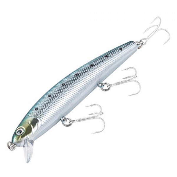 110mm 및 140mm 캘리포니아 연안 낚시 - 스페셜 저크베이트 크랭크베이트 서핑 플래시 낚시 솔트 프로 루어 미노우 지브라 MS 메탈릭 정어리 글로우