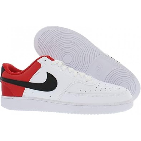 나이키 빅 키즈 및 남성용 코트 비전 로우 블랙/화이트 (CD5463 001)