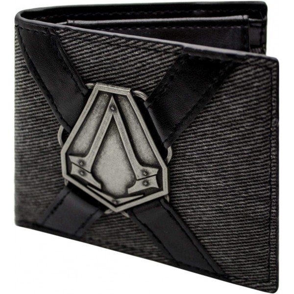Ubisoft Assassins Creed Syndicate 실버 심볼 그레이 지갑 지갑