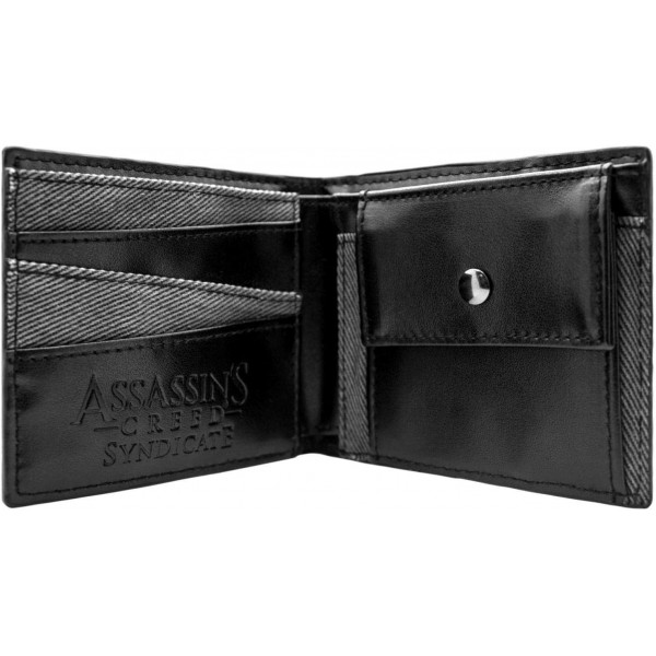 Ubisoft Assassins Creed Syndicate 실버 심볼 그레이 지갑 지갑