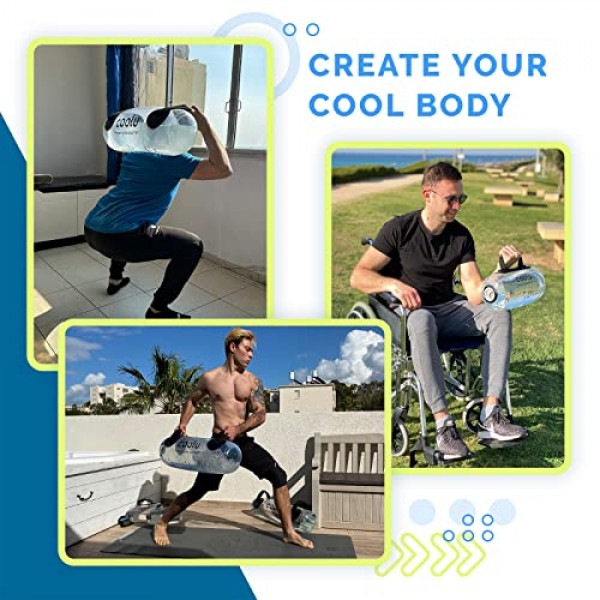 운동 및 피트니스용 아쿠아 백 - 물 무게가 있는 트레이닝 파워 백 - 운동 샌드백 대안 - 휴대용 안정성 피트니스 장비