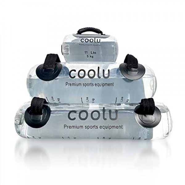 운동 및 피트니스용 아쿠아 백 - 물 무게가 있는 트레이닝 파워 백 - 운동 샌드백 대안 - 휴대용 안정성 피트니스 장비