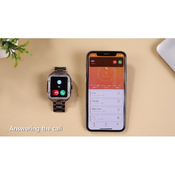 LIGE 스마트워치 안드로이드 및 iOS용 남성용 블루투스 통화 음악 음성 채팅 350mAh 스마트워치 1.85인치 터치스크린 스포츠 피트니스 트래커 흑인 남성 스마트워치 심박