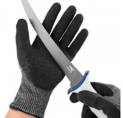 KastKing Kut 안전 필렛 장갑, 낚시 및 야외 사용을 위한 최고의 베임 방지 장갑, ANSI 레벨 6 베임 보호