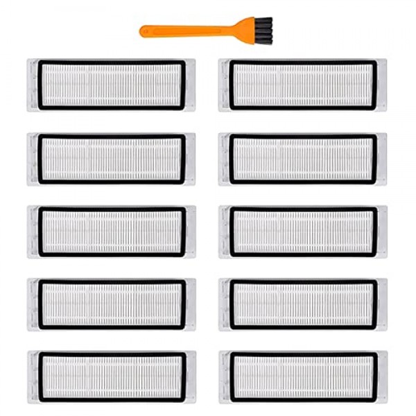 Roborock S4 S5 S6 E4 E20 E25 E35 S50 Xiaomi Mi Mijia 로봇 식 진공 청소기, 10 Hepa 필터 용 Hepa 필터 액세서리 키트