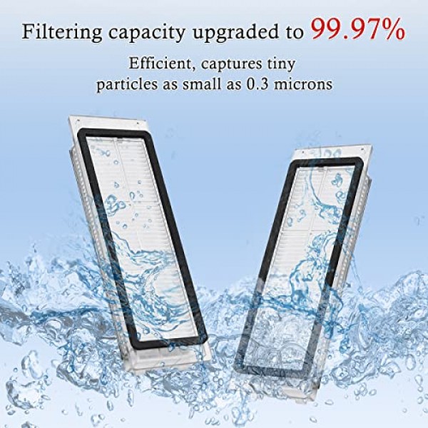Roborock S4 S5 S6 E4 E20 E25 E35 S50 Xiaomi Mi Mijia 로봇 식 진공 청소기, 10 Hepa 필터 용 Hepa 필터 액세서리 키트