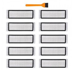 Roborock S4 S5 S6 E4 E20 E25 E35 S50 Xiaomi Mi Mijia 로봇 식 진공 청소기, 10 Hepa 필터 용 Hepa 필터 액세서리 키트