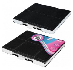 맥필터 | 카본 필터에 적합한 추출기 후드용 2x 활성탄 필터 Bosch 00705431, 11026769, DHZ5326, Siemens LZ53250, LZ53251, LZ53650, Neff Z5101X1, Z5101X5, Z5105X5 추출기 후드용 필터