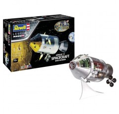 Revell 3703 03703 내부 공간 모델 키트가 있는 아폴로 11호 우주선 1:32