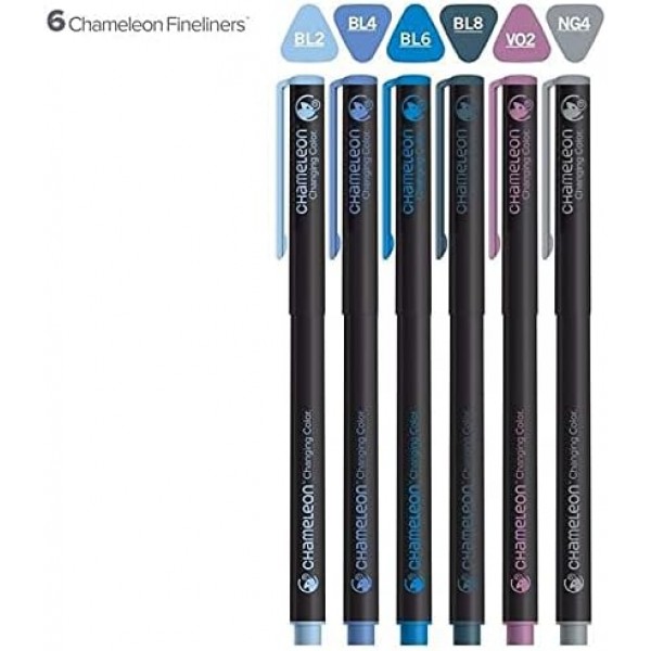 Chameleon FinelinerKalte Farben - 6er 세트 쿨