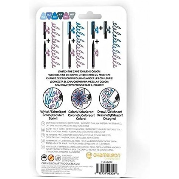 Chameleon FinelinerKalte Farben - 6er 세트 쿨