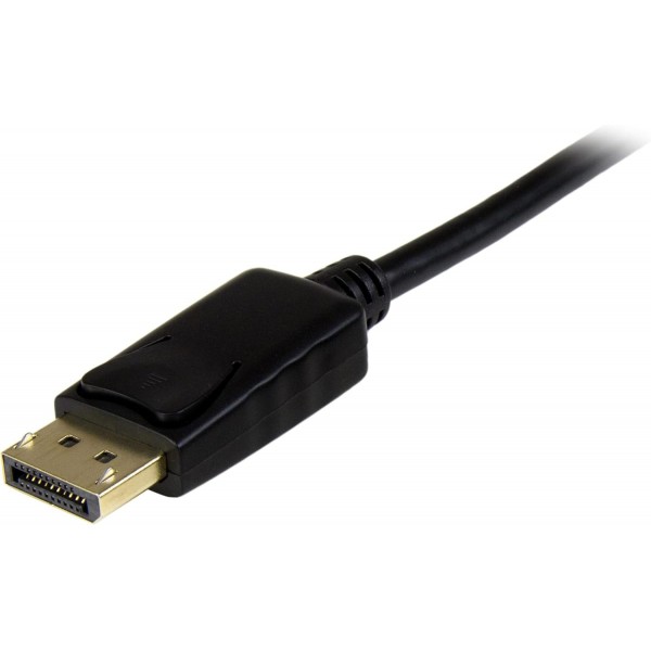 StarTech.com 3m(10피트) DisplayPort - HDMI 어댑터 케이블 - 4K 30Hz DP - HDMI 컨버터 케이블 - 컴퓨터 모니터 케이블(DP2HDMM3MB), 검은색 10피트 싱글
