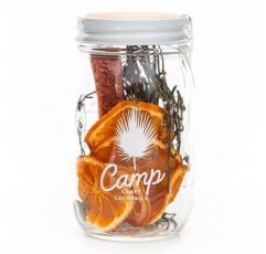 캠프 크래프트 칵테일 믹스 - 향기로운 시트러스 | 탈수 과일, 허브 및 비건 설탕이 포함된 프리미엄 음료 믹서 주입 키트 | 칵테일, 마가리타 및 목테일용 16온스 유리