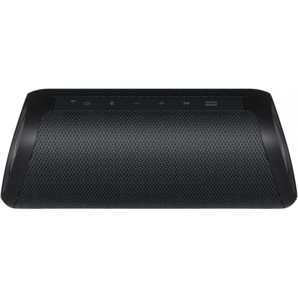 LG XBOOM Go DXG5 휴대용 블루투스 스피커(20와트, Google 어시스턴트, Siri, 조명), 블랙