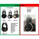 AKG K52 K72 K92 K240 헤드셋 헤드폰과 호환되는 헤드폰 이어 패드 헤드셋 교체 용 이어 패드