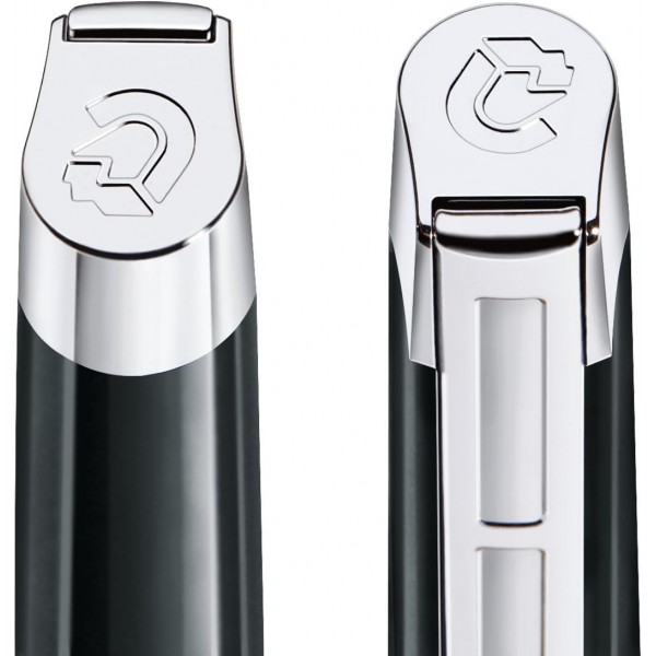 STAEDTLER Initium Resina 트위스트 볼펜, 고급 블랙 레진, B, 블랙, Made in Germany, 우아한 선물 포장 포함, 9PB319B-9