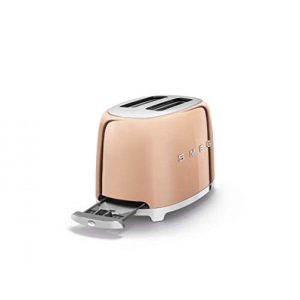 SMEG 2슬라이스 레트로 토스터 (로즈 골드)