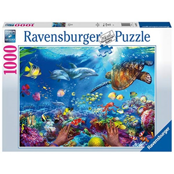 Ravensburger 스노클링 성인을 위한 1000피스 직소 퍼즐 - 16579 - 모든 조각은 독특합니다. Softclick 기술은 조각이 완벽하게 맞물리는 것을 의미합니다(완성 시 27 x 20인치(70 x