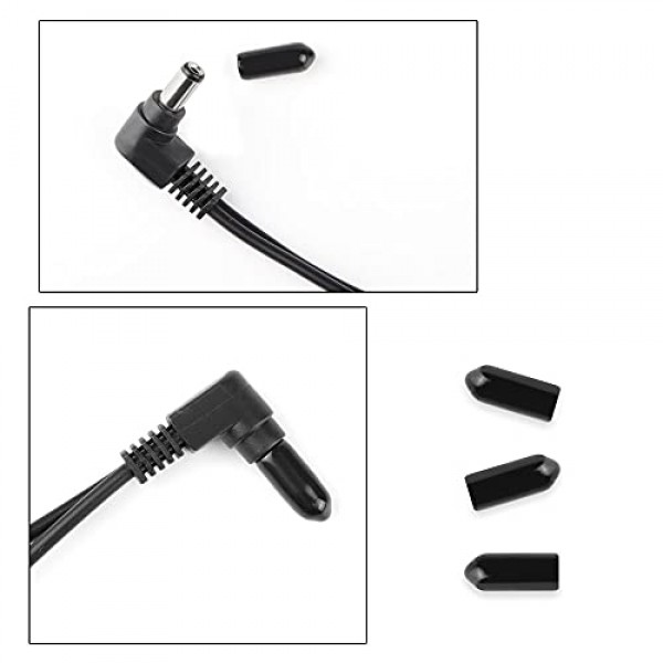 Mr.Power Guitar Effects 전원 공급 장치 어댑터 9V DC 1A(1000mA) 데이지 체인 코드 포함 케이블 프리 절연 캡(6방향 케이블 포함)