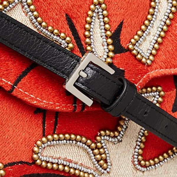 Desigual 여성 볼스_히비스커스 락 아모르고스 숄더백 레드 (로조난자), 레드 (로조난자)