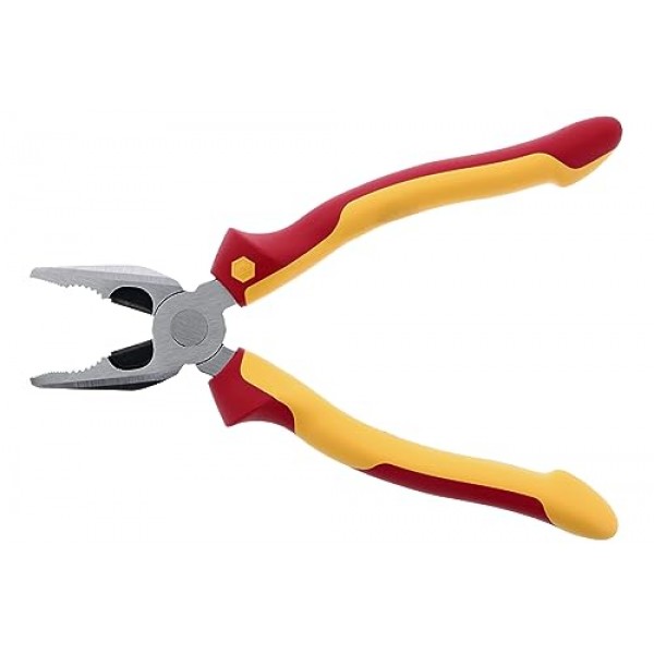 Wiha 32930 8인치 절연 산업용 콤보 플라이어(커터 포함)