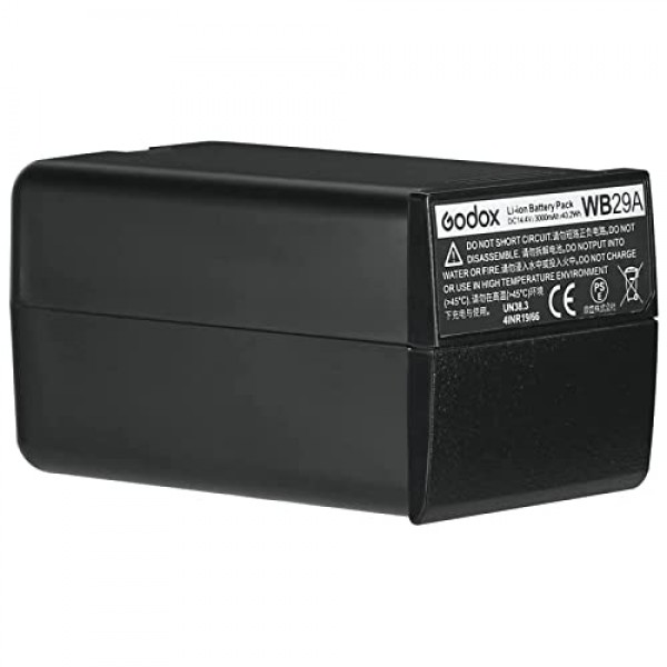 Godox WB29 WB29A Godox AD200용 UC29 충전기 배터리 AD200Pro AD300 Pro 플래시 스피드라이트 스피드라이트 배터리 전원 팩(WB29 및 WB29A는 무작위로 제공됨)