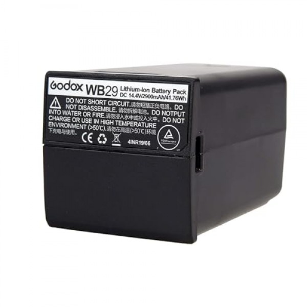Godox WB29 WB29A Godox AD200용 UC29 충전기 배터리 AD200Pro AD300 Pro 플래시 스피드라이트 스피드라이트 배터리 전원 팩(WB29 및 WB29A는 무작위로 제공됨)