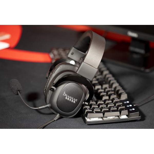 PC/Xbox/PS4/스위치와 호환되는 3.5mm 마이크 잭이 있는 Prime Bodhran 7.1 유선 게이밍 헤드셋