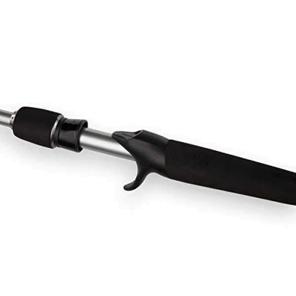 아부 가르시아 벤전스 캐스팅 낚싯대, 민물 또는 바닷물 낚시용 1피스 흑연 낚싯대, 충격 흡수 팁